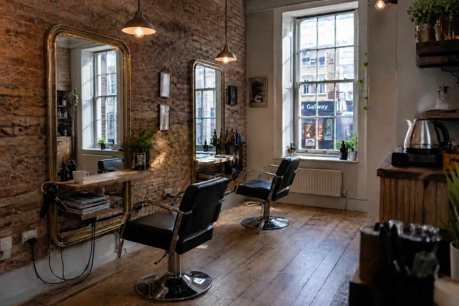 The Loft Galway studio interior on Eyre Square